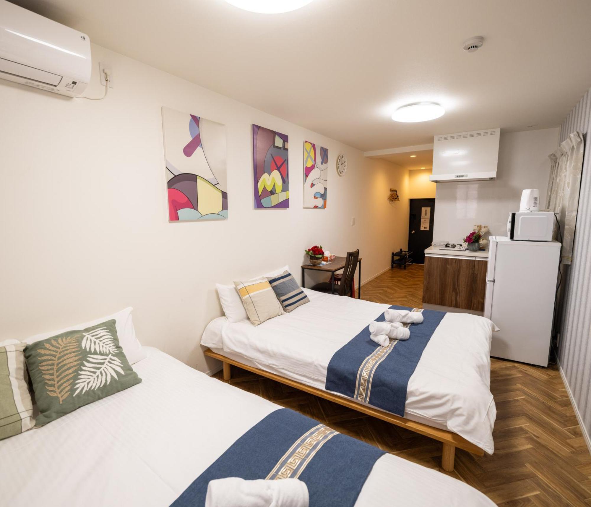 Oasis Naniwa Apartman Oszaka Szoba fotó