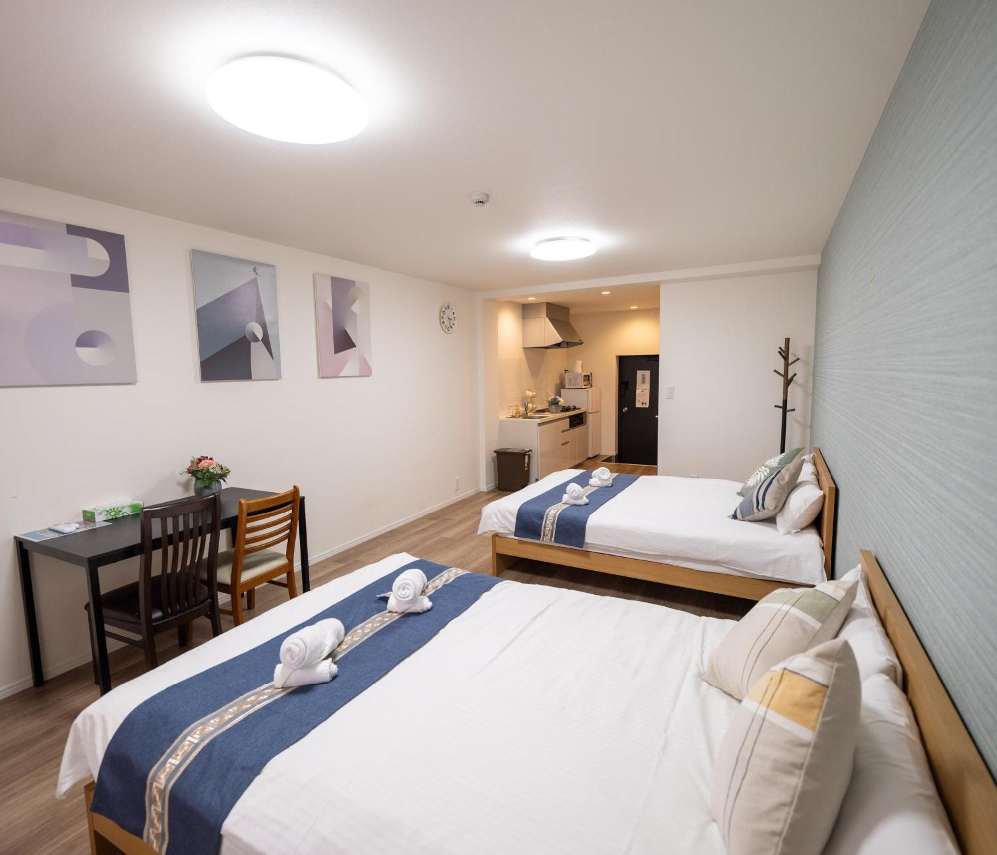 Oasis Naniwa Apartman Oszaka Szoba fotó